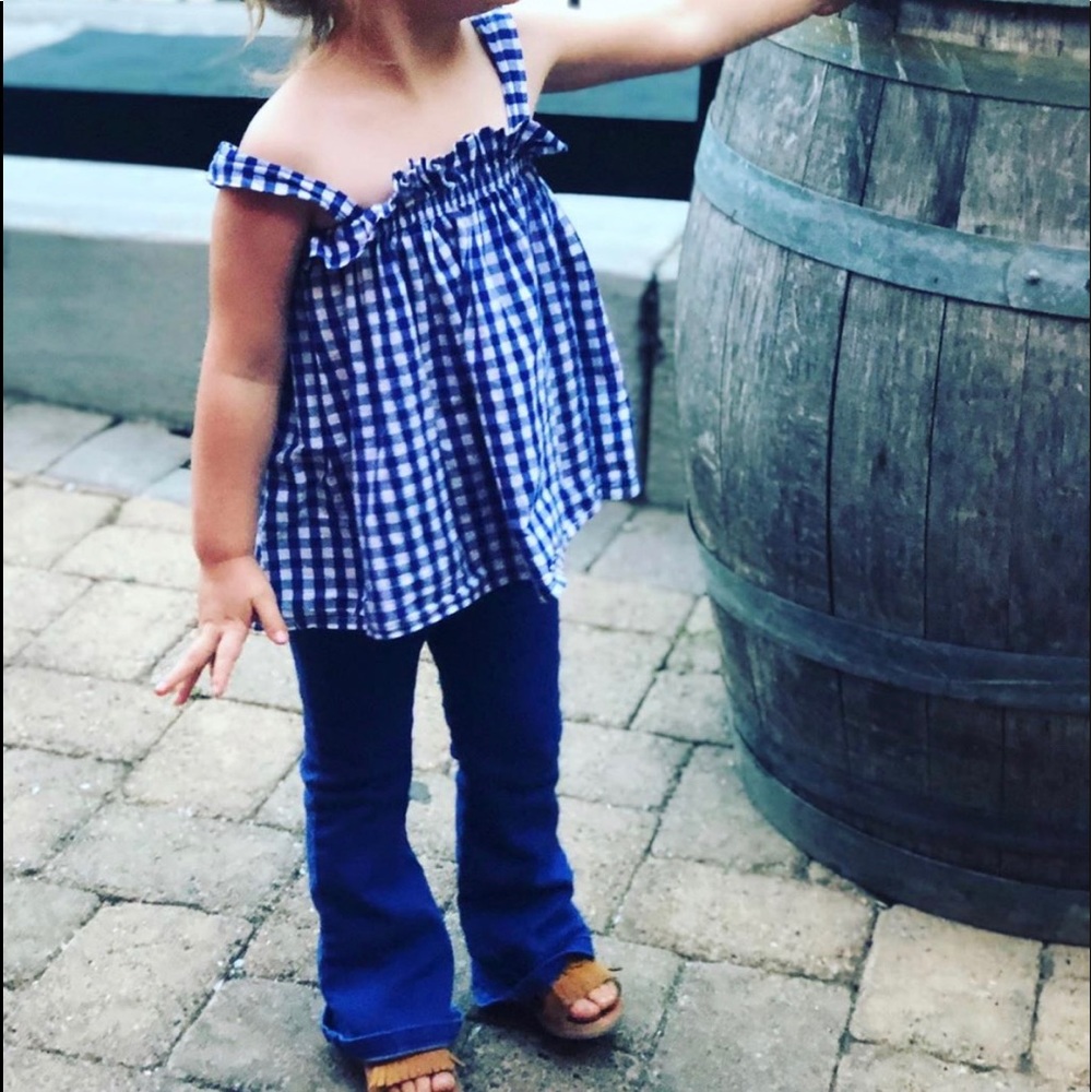 Toddler bell bottom jeans